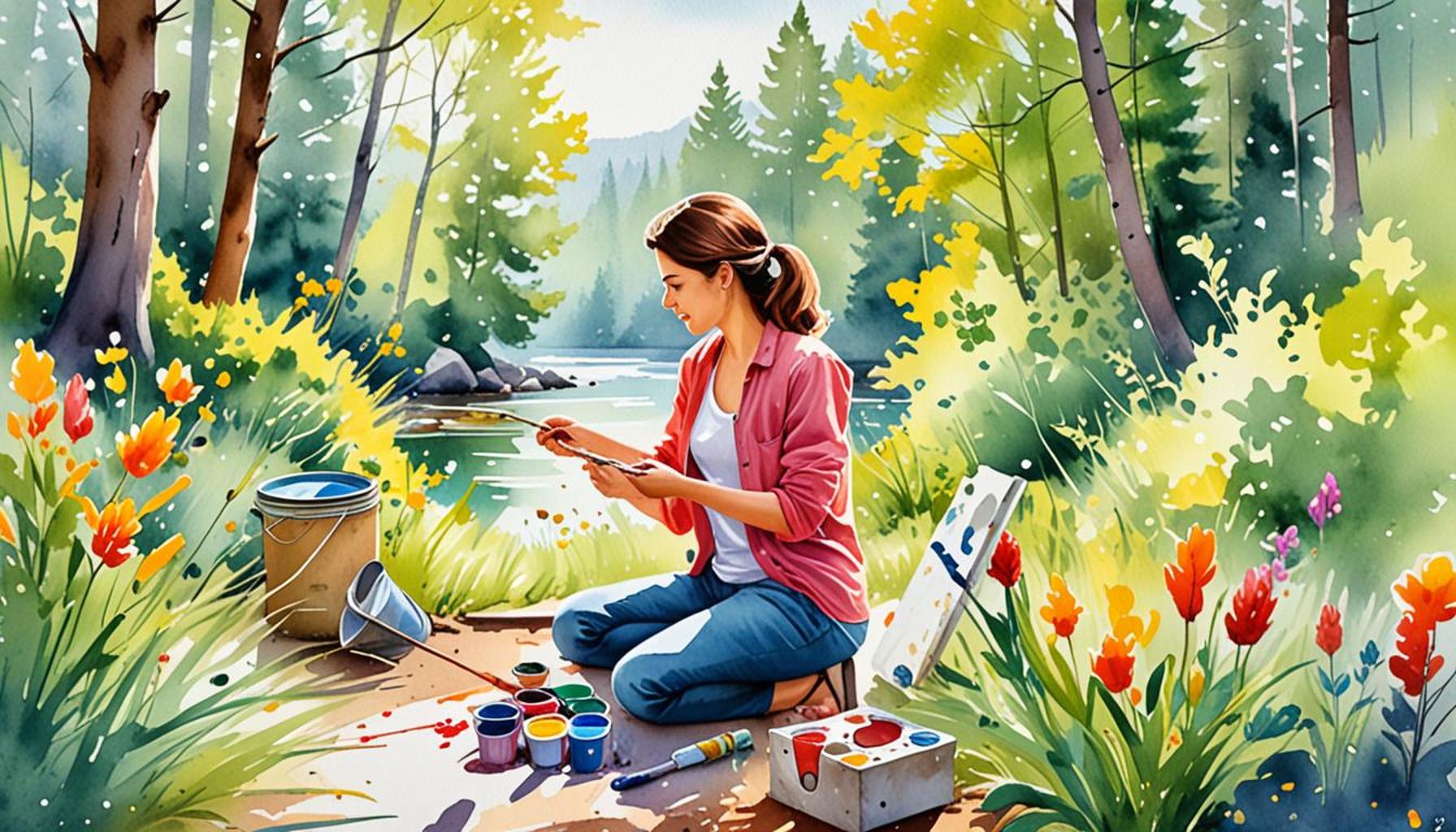 Creativity in Motion: The Practice of Outdoor Painting and Its Natural Inspirations