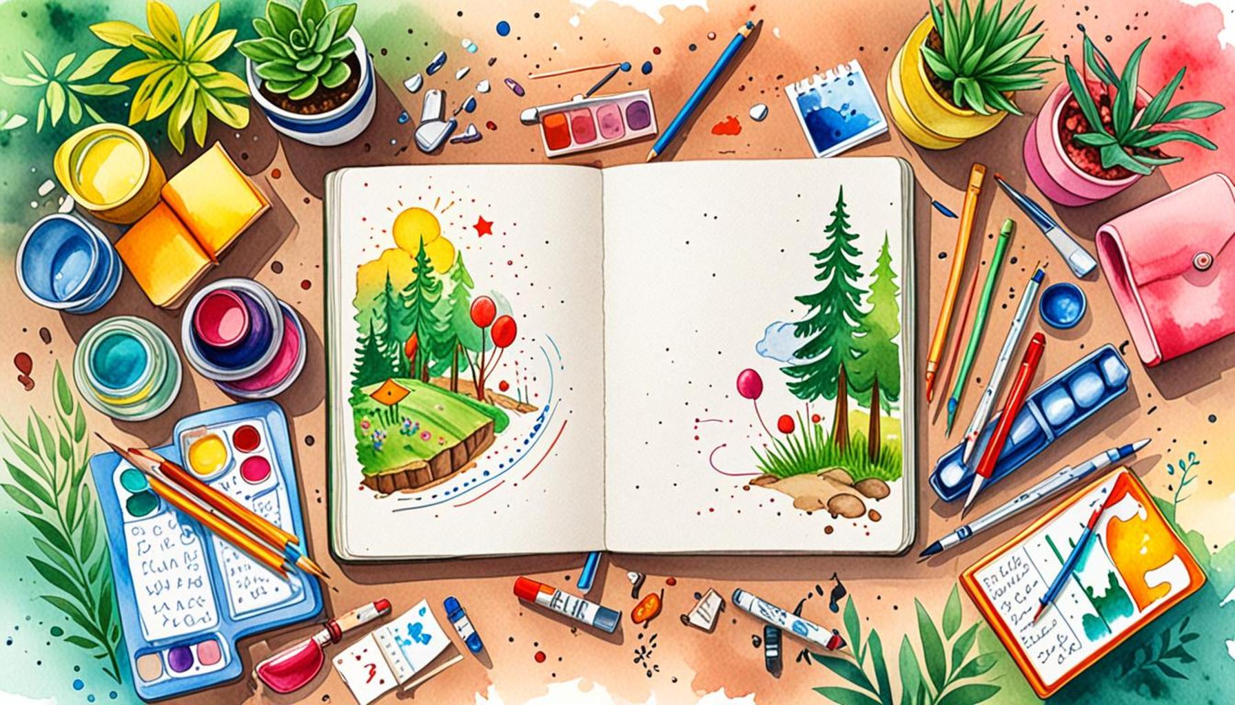 Creative Walks: How to Transform Trails into Artistic Experiences with Drawings and Notes