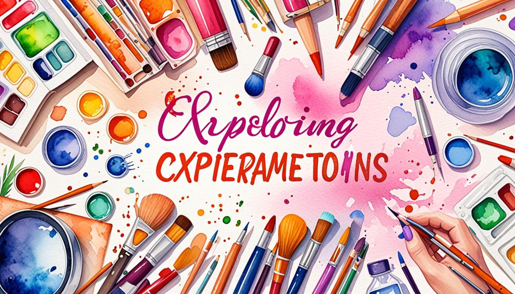 Exploring Creative Arts: The Importance of Experimentation in Artistic Hobbies